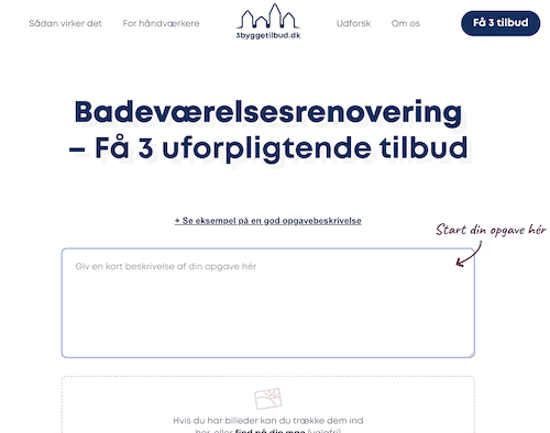 Få tilbud på badeværelse