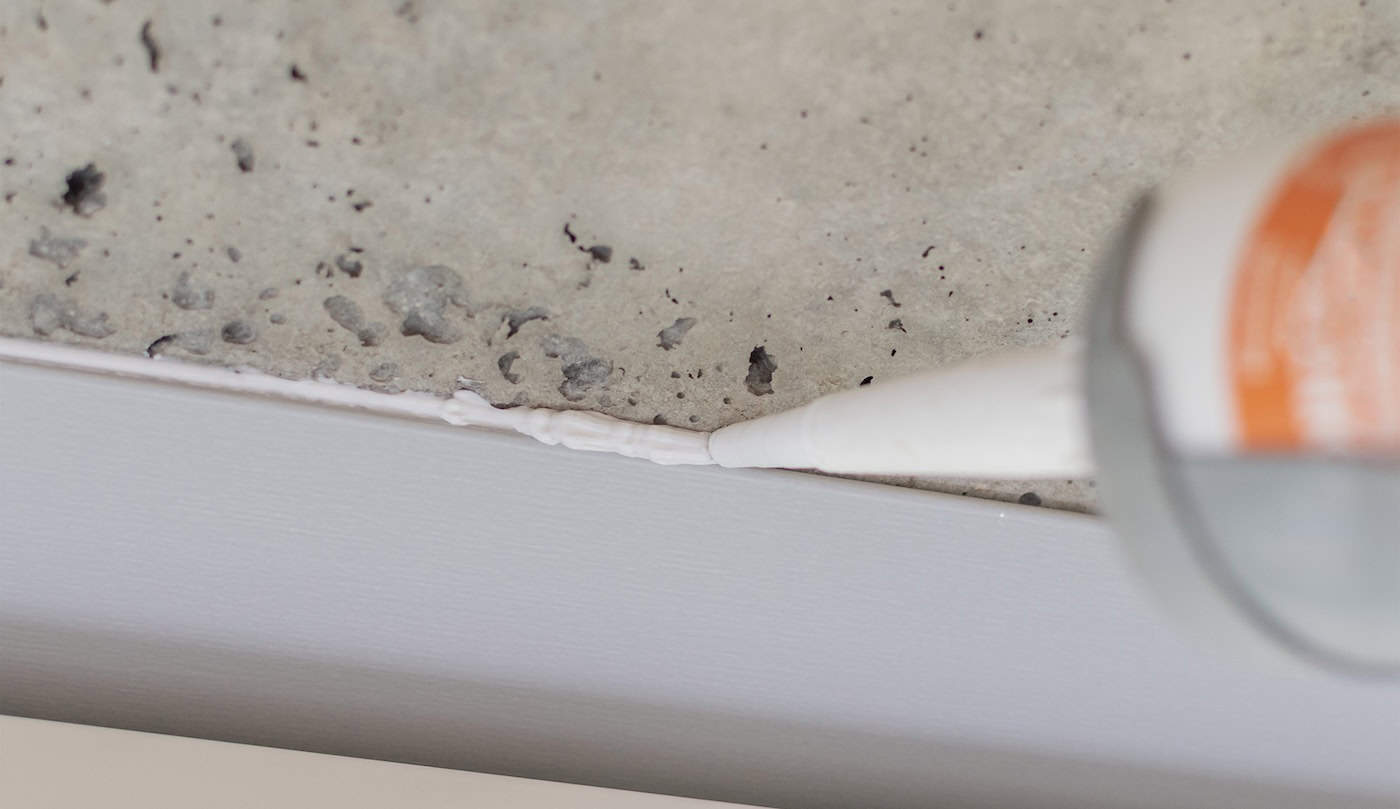 Elastisk silikonefuge i bad